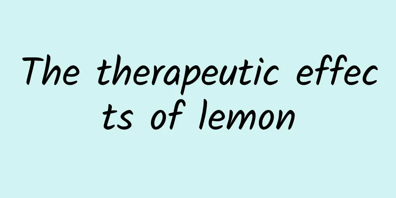 The therapeutic effects of lemon