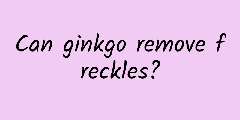 Can ginkgo remove freckles?