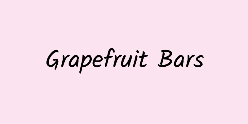 Grapefruit Bars