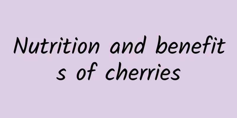 Nutrition and benefits of cherries