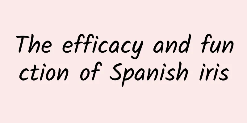 The efficacy and function of Spanish iris