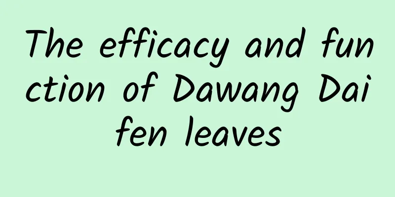 The efficacy and function of Dawang Daifen leaves