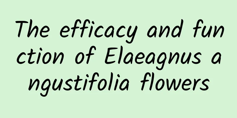 The efficacy and function of Elaeagnus angustifolia flowers