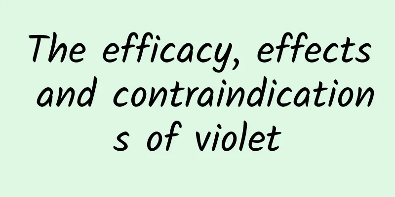 The efficacy, effects and contraindications of violet