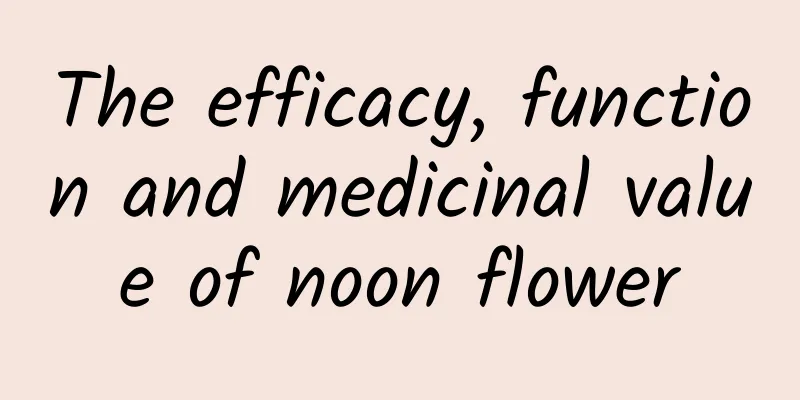 The efficacy, function and medicinal value of noon flower