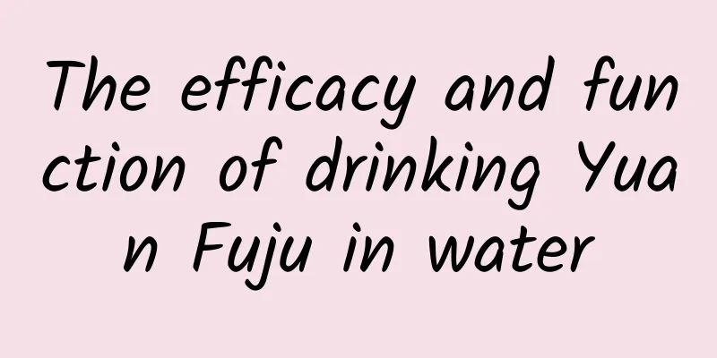 The efficacy and function of drinking Yuan Fuju in water