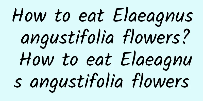 How to eat Elaeagnus angustifolia flowers? How to eat Elaeagnus angustifolia flowers