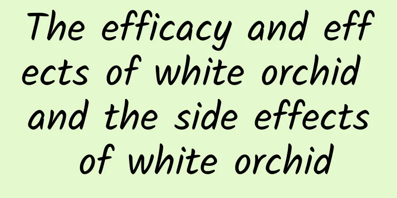 The efficacy and effects of white orchid and the side effects of white orchid