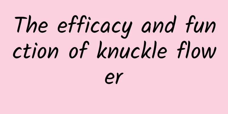 The efficacy and function of knuckle flower