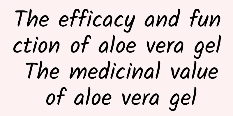 The efficacy and function of aloe vera gel The medicinal value of aloe vera gel