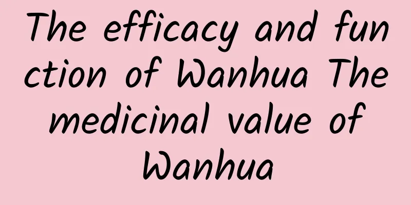 The efficacy and function of Wanhua The medicinal value of Wanhua