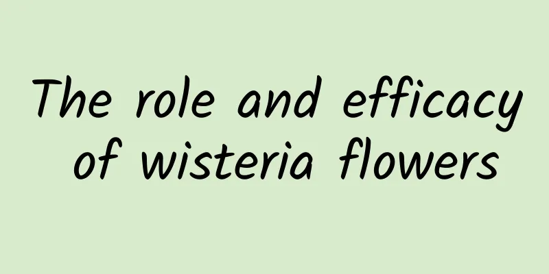 The role and efficacy of wisteria flowers