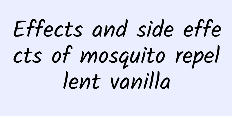 Effects and side effects of mosquito repellent vanilla