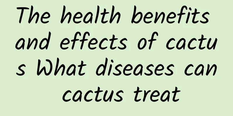 The health benefits and effects of cactus What diseases can cactus treat