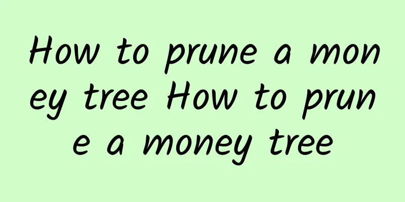 How to prune a money tree How to prune a money tree