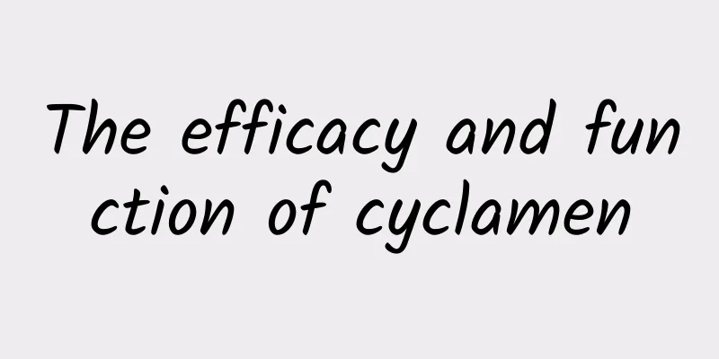 The efficacy and function of cyclamen