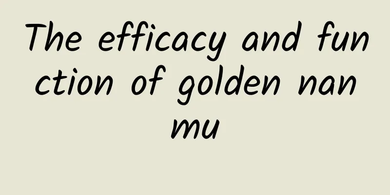 The efficacy and function of golden nanmu