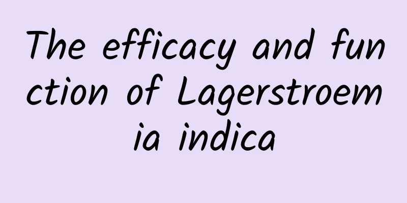 The efficacy and function of Lagerstroemia indica