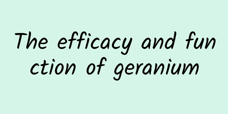 The efficacy and function of geranium