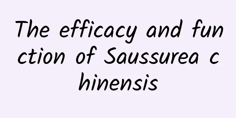 The efficacy and function of Saussurea chinensis