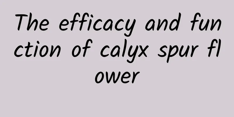 The efficacy and function of calyx spur flower