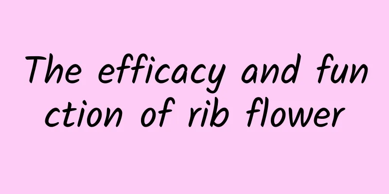 The efficacy and function of rib flower