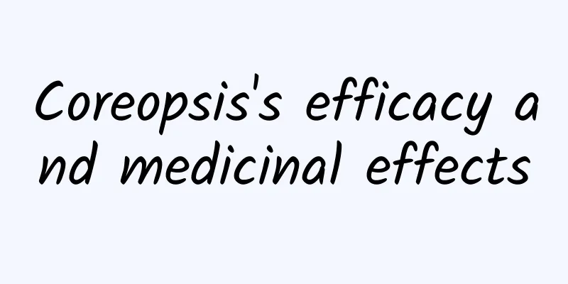 Coreopsis's efficacy and medicinal effects