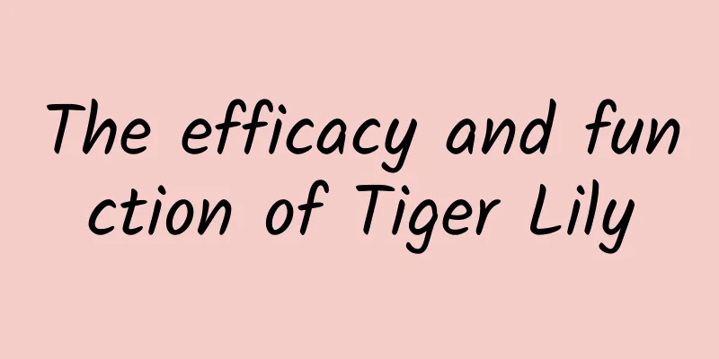 The efficacy and function of Tiger Lily