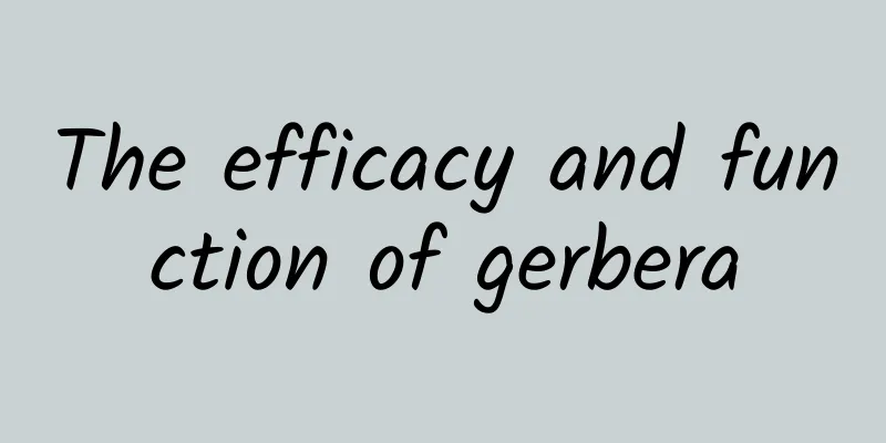 The efficacy and function of gerbera