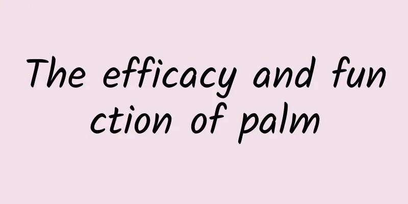 The efficacy and function of palm