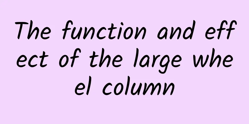 The function and effect of the large wheel column