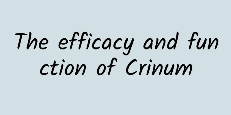 The efficacy and function of Crinum