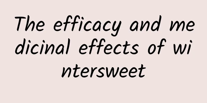 The efficacy and medicinal effects of wintersweet