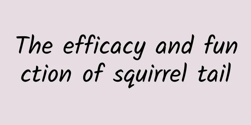 The efficacy and function of squirrel tail