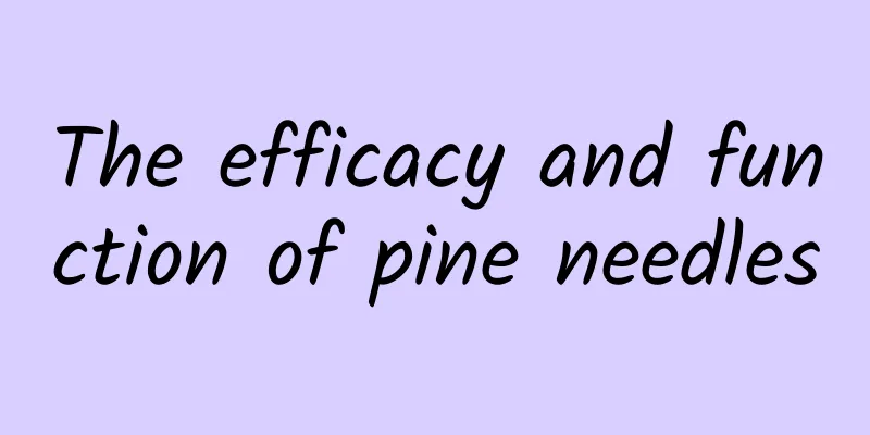 The efficacy and function of pine needles