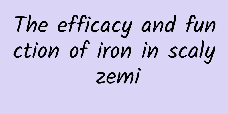 The efficacy and function of iron in scaly zemi