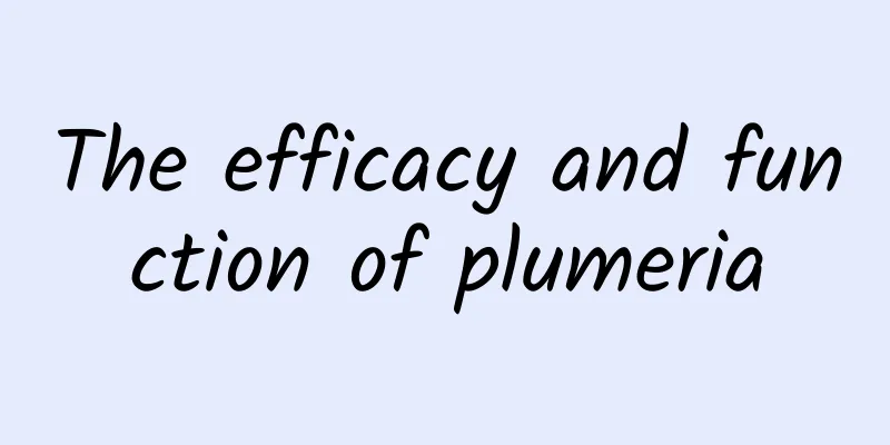 The efficacy and function of plumeria