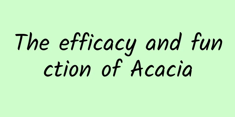 The efficacy and function of Acacia