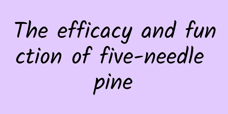 The efficacy and function of five-needle pine