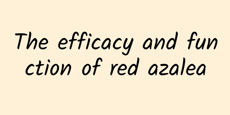 The efficacy and function of red azalea