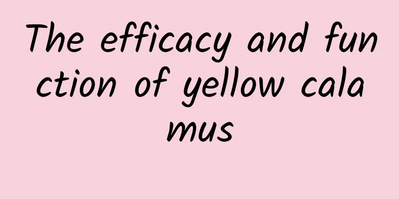 The efficacy and function of yellow calamus