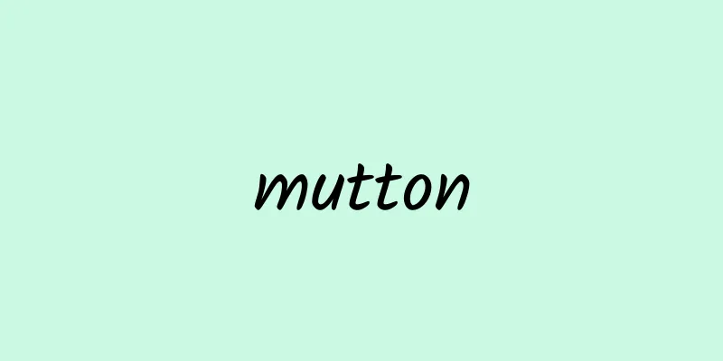 mutton