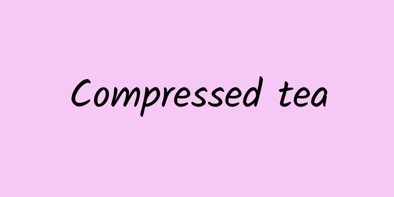 Compressed tea