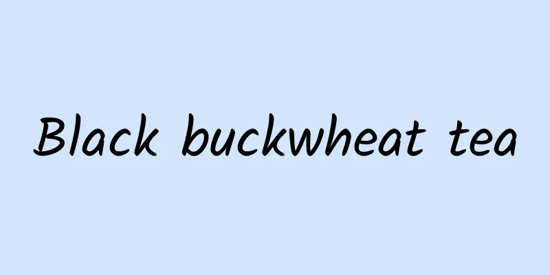 Black buckwheat tea