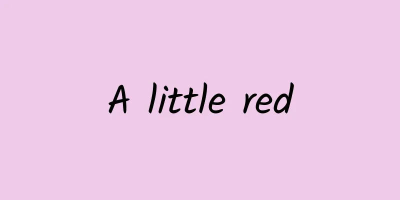 A little red