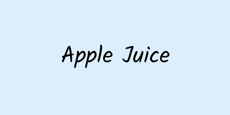 Apple Juice