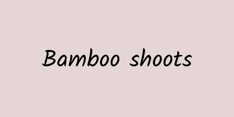 Bamboo shoots