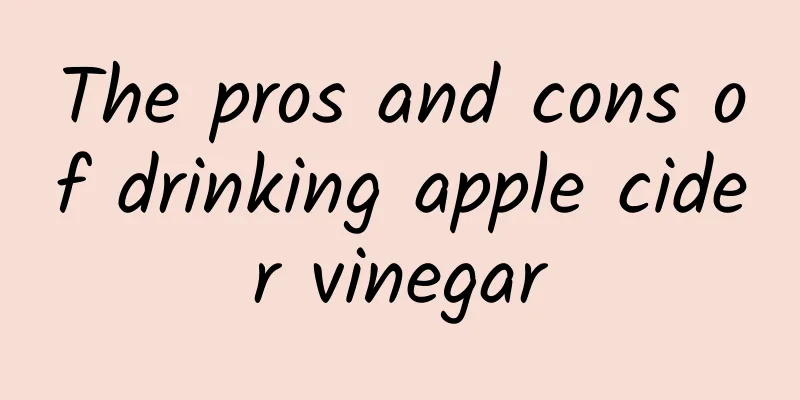 The pros and cons of drinking apple cider vinegar