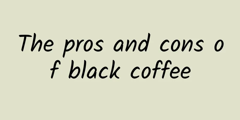 The pros and cons of black coffee