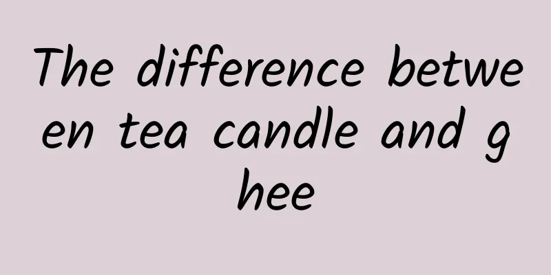 The difference between tea candle and ghee